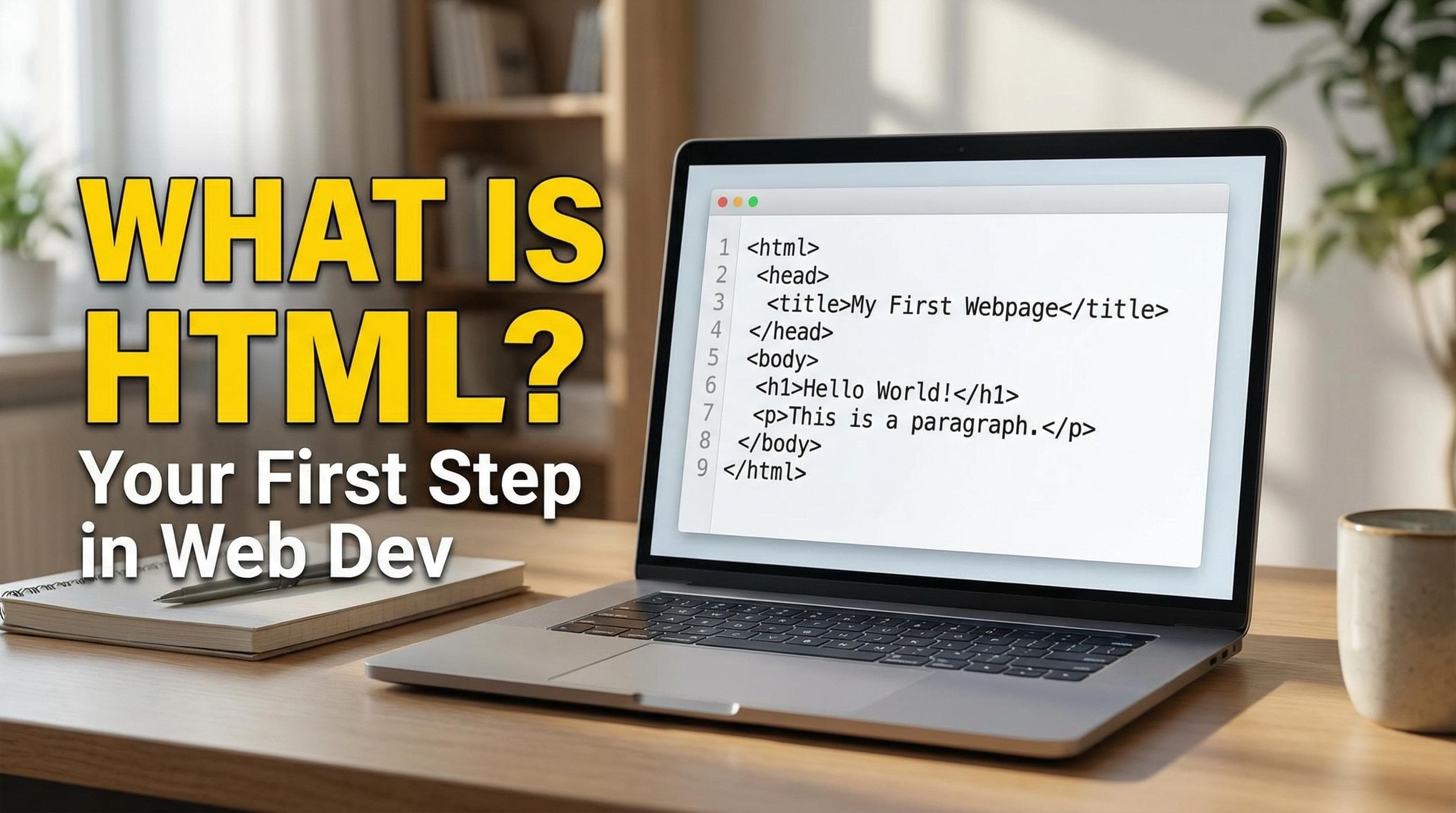 What is HTML? Your First Step into Web Development (2026 Guide)